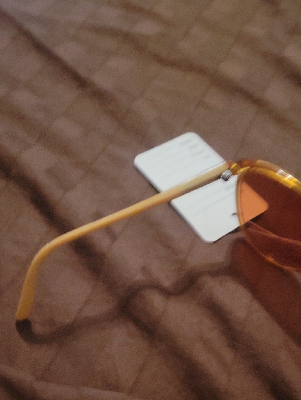 Dior Yellow Women's Sunglasses with Amber Lenses - Picture 4 of 5
